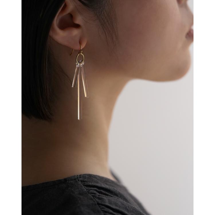 ピアス カナデ Haa K 002 Hario Lampwork Factory 通販 Yahoo ショッピング