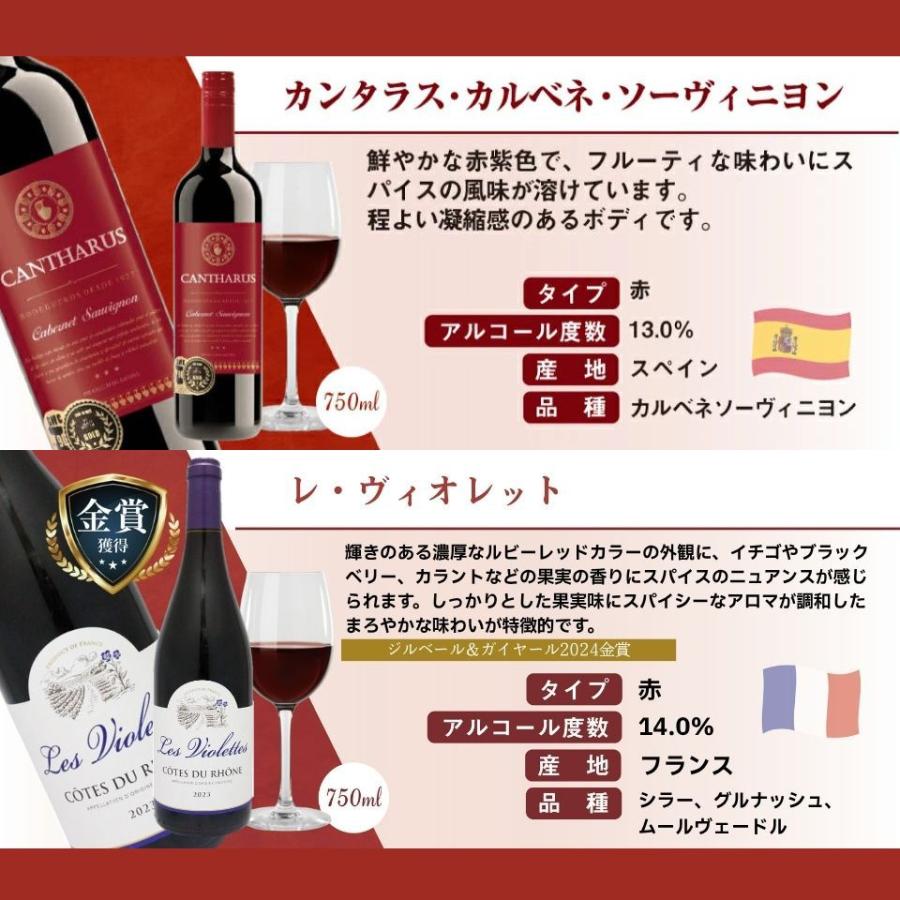 全て金賞受賞ワイン 赤白12本セット 1本あたり873円(税込) 金賞