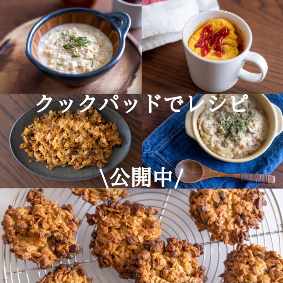 ロールドオーツ オートミール 2.4kg(800g×3袋) 計量スプーン レシピ