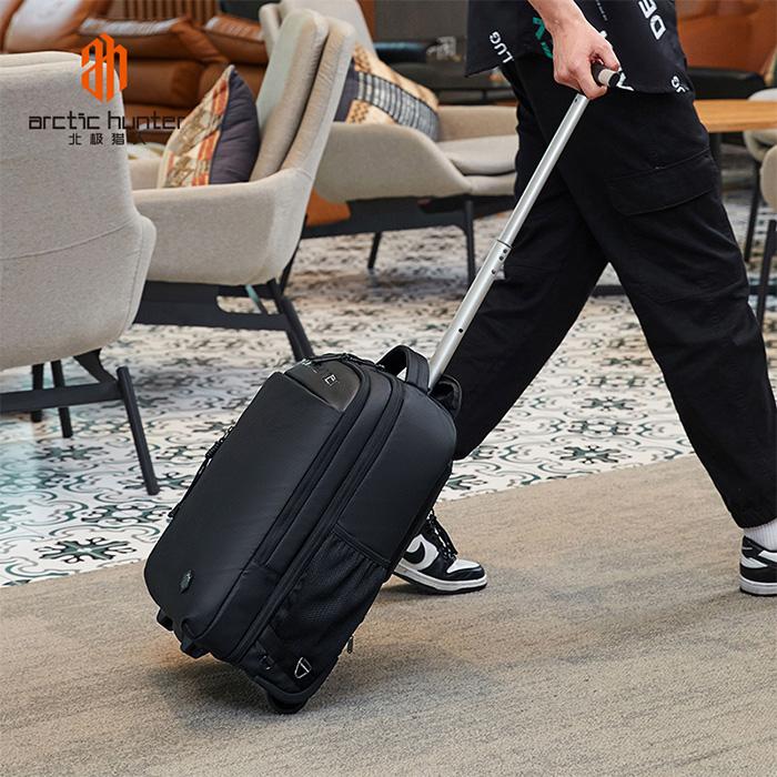 キャリー バッグ メンズ レディース リュック 通学通勤 キャリー バッグ 大容量 機内対応 ノートPC 旅行 2輪 バッグ ARCTIC HUNTER 42L LG00657 送料無料の画像