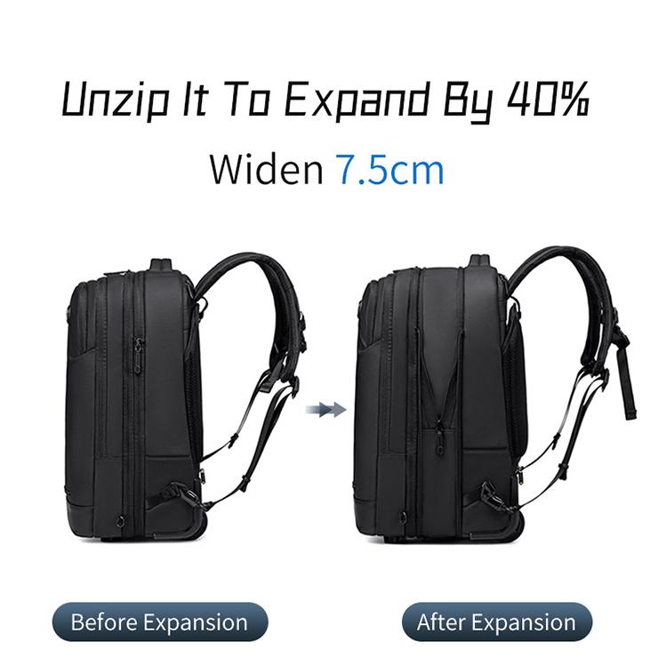 キャリー バッグ メンズ レディース リュック 通学通勤 キャリー バッグ 大容量 機内対応 ノートPC 旅行 2輪 バッグ ARCTIC HUNTER 42L LG00861 送料無料の画像