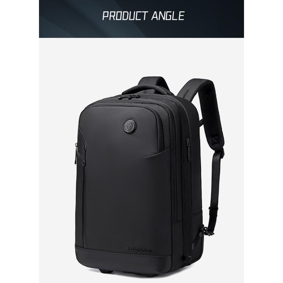 キャリー バッグ メンズ レディース リュック 通学通勤 キャリー バッグ 大容量 機内対応 ノートPC 旅行 2輪 バッグ ARCTIC HUNTER 42L LG00861 送料無料の画像
