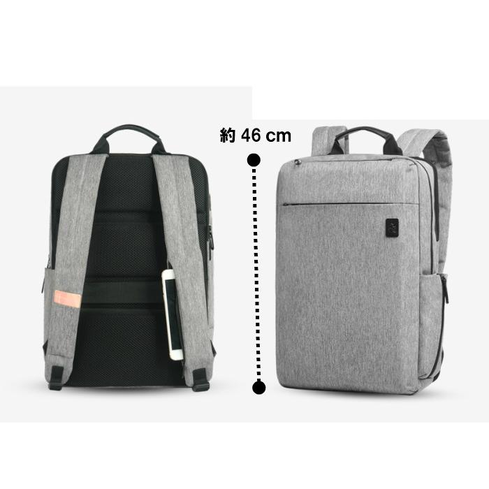 リュック メンズ パソコンバッグ  15.6インチワイド 通学 通勤リュックサックA4収納 ビジネスバック バックパック ビジネスリュックCai(カイ）p7331 送料無料の画像