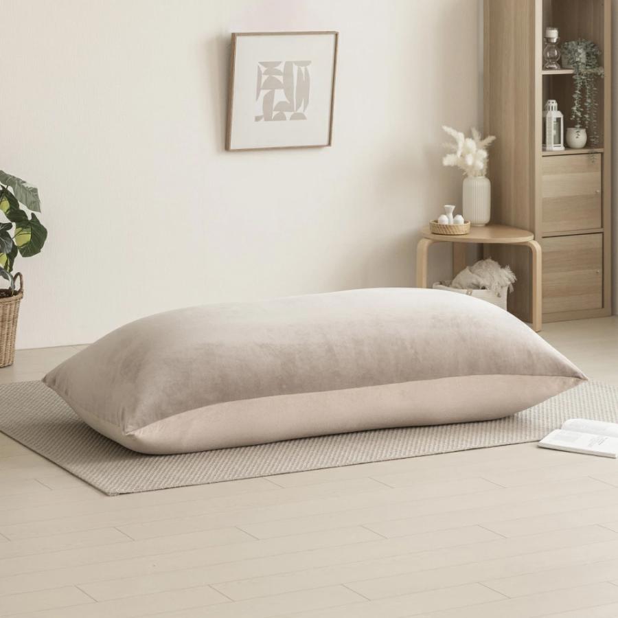 洗えるカバー ビーズクッション 特大サイズ 長方形 ロング マイクロビーズクッション クッションソファー 2人掛け 二人掛け 2人用 二人用 1人掛け 一人掛け |  | 17