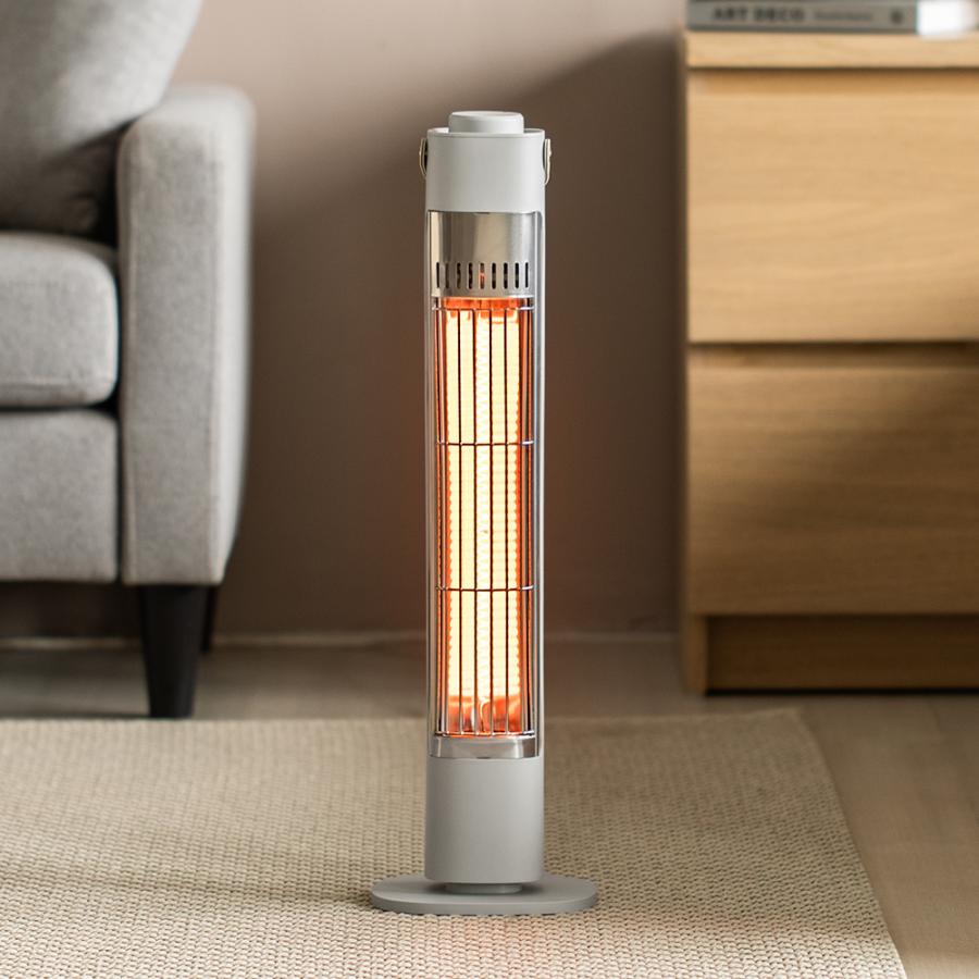 遠赤外線カーボンヒーター 速暖 スリム 縦型 コンパクト 小型 ミニ