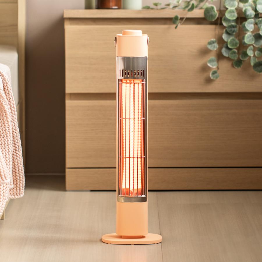 遠赤外線カーボンヒーター 速暖 スリム 縦型 コンパクト 小型 ミニ