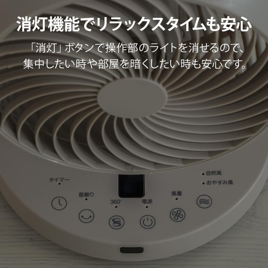 360°首振り サーキュレーター リモコン付き タイマー付き 分解して