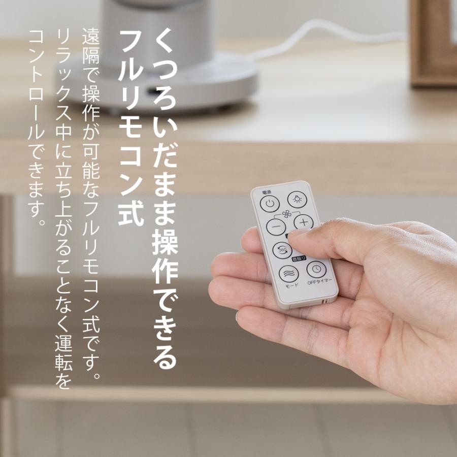 360°首振り サーキュレーター リモコン付き タイマー付き 分解して