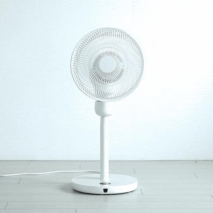 360°首振り DCモーター 扇風機 リモコン付き タイマー付き 高さ調節