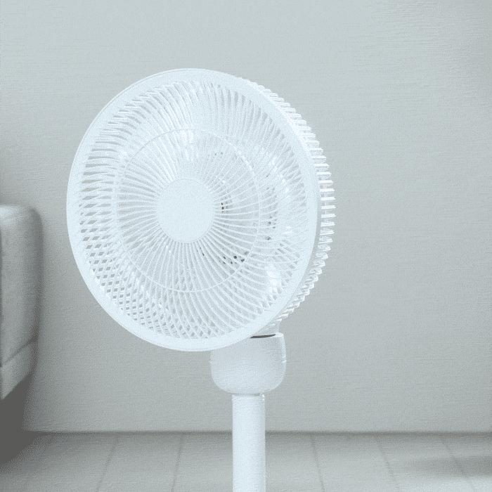 360°首振り DCモーター 扇風機 リモコン付き タイマー付き 高さ調節