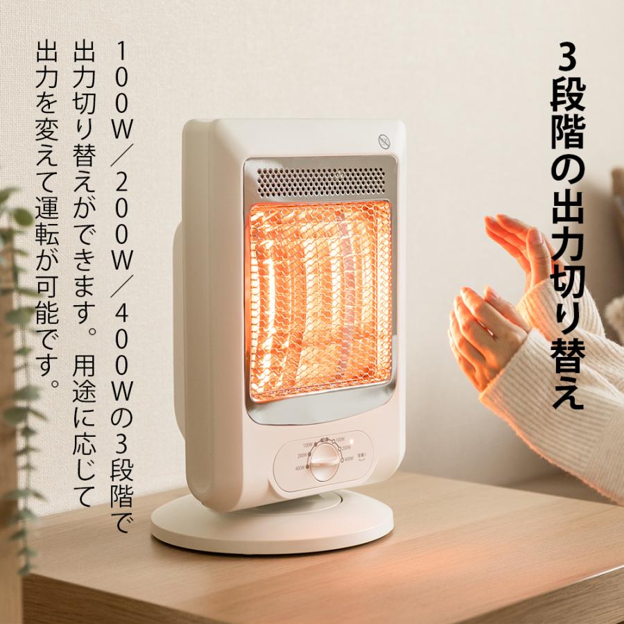 電気代約60%削減 リフレクトヒーター 省エネ 乾燥しない 静音 首振り
