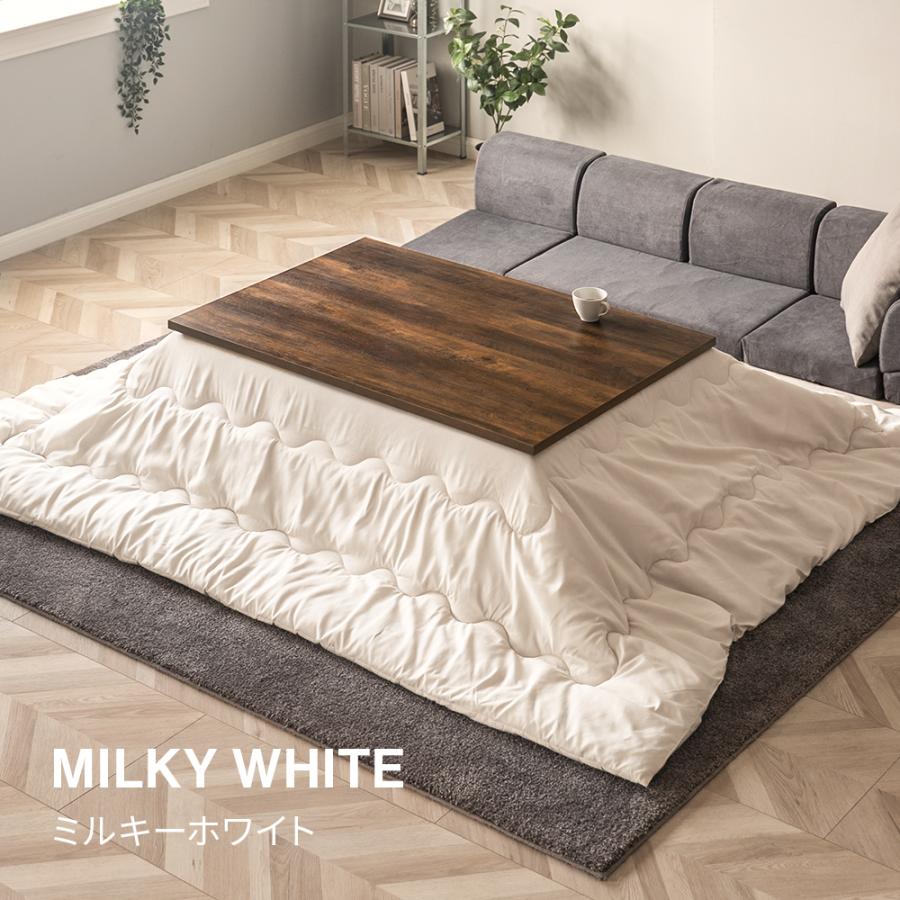 フラットヒーター こたつ布団セット 長方形 120×80cm こたつセット