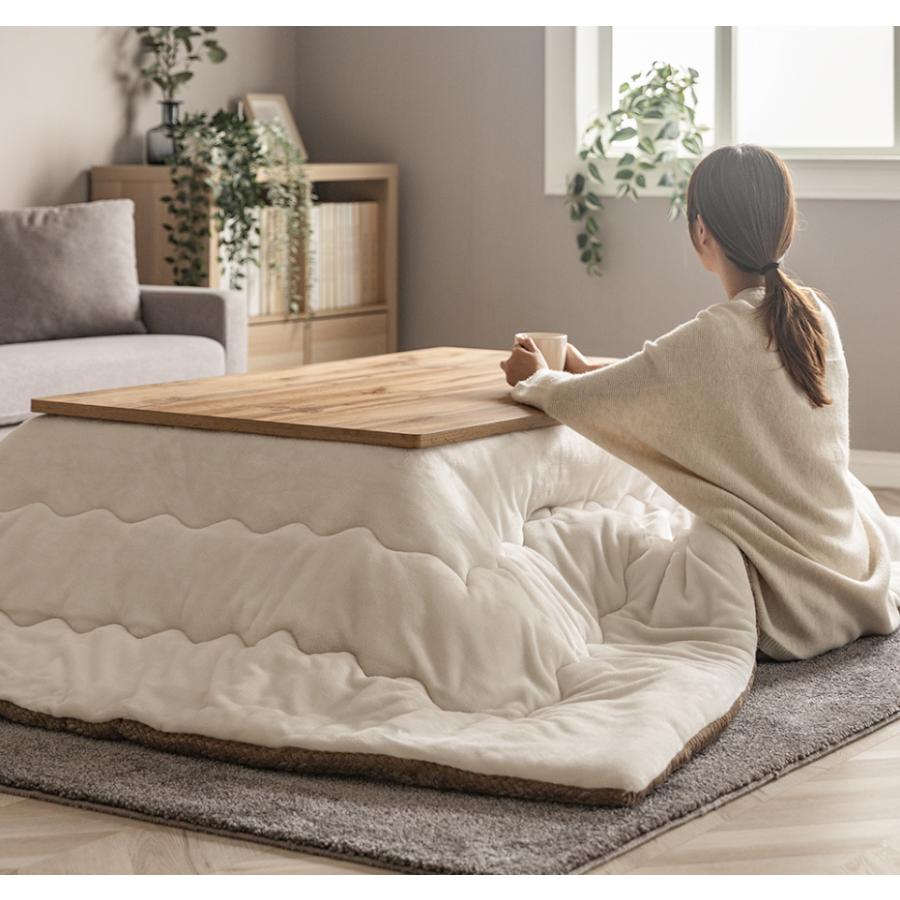 ヴィンテージ調 こたつ布団セット 長方形 105×75cm こたつセット