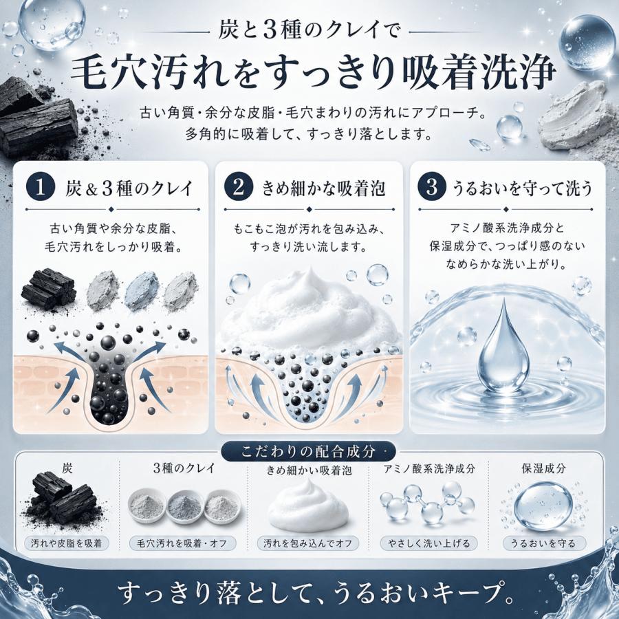 ONE BY KOSE（ワンバイコーセー） ポアクリア スクラブ ウォッシュ