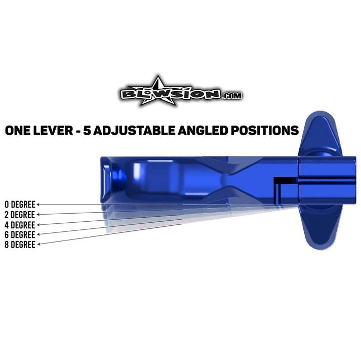 《03-05-248》Blowsion Pro Throttle Lever  プロスロットルレバー RED レッド カワサキ ヤマハ 1500SX-R SJ 800X-2 550SXの画像