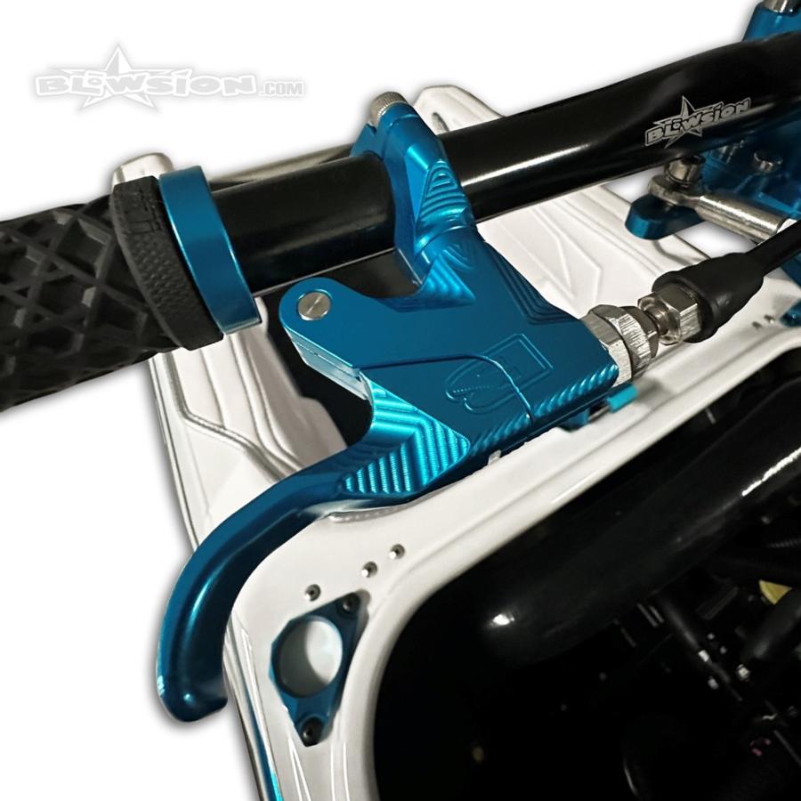 《03-05-249》Blowsion Pro Throttle Lever  プロスロットルレバー Clear クリア カワサキ ヤマハ 1500SX-R SJ 800X-2 550SXの画像