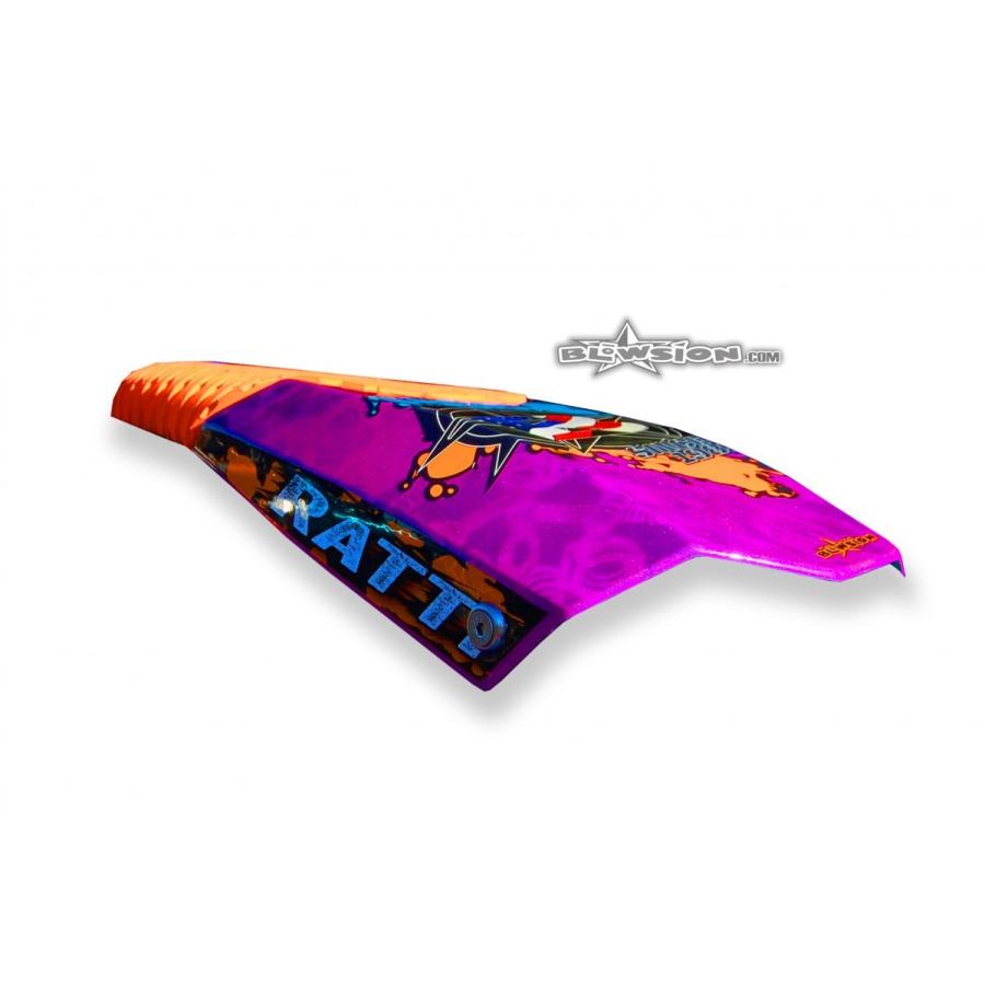 《04-01-305》BLOWSION Turbulator Chin Pad  White/Orange チンパッド ホワイトｘオレンジの画像