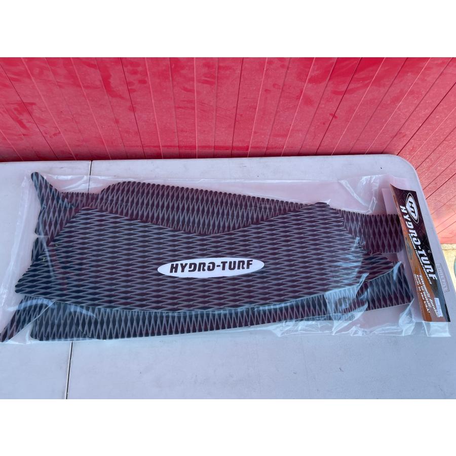 《HT62CD2TPBKGY》HYDROTURF KAWASAKI DECK MAT 2TONE BLKxGRAYハイドロターフ デッキ