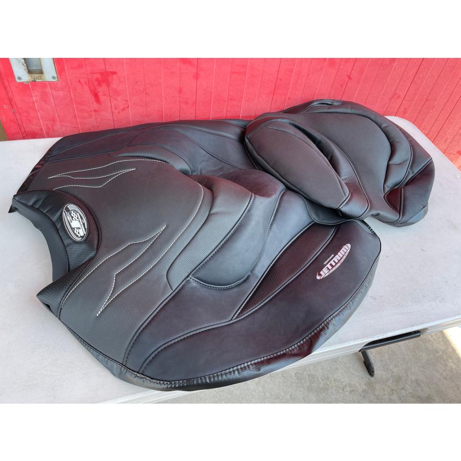 《JT-SDGTX30018》 JETTRIM Seadoo GTX300 SEATCOVER BLK/BLK/WHT ジェットトリム シードゥ シートカバー｜lxxi｜04