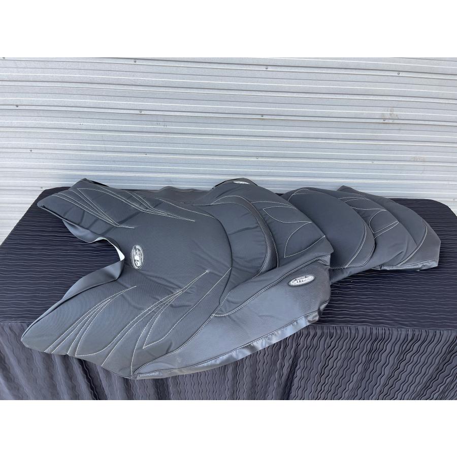 JETTRIM シートカバー YAMAHA FXクルーザー2014～2018 JT-YFXC103》JETTRIM YAMAHA FX-CRUISER(2014-2018) BLKxWHT ジェット