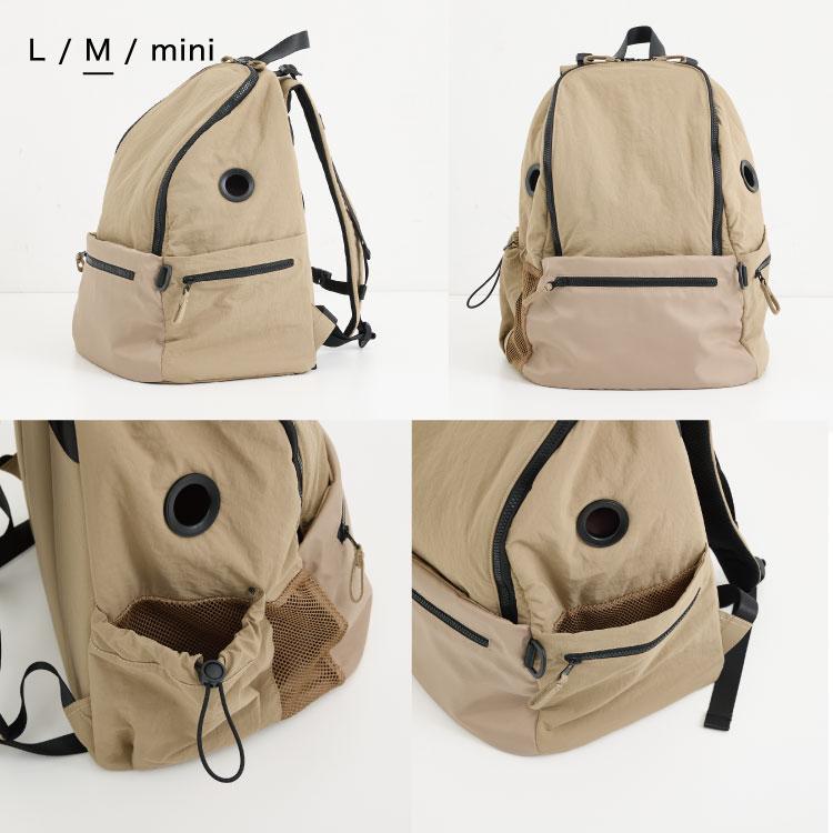 MATIE メイティ ペット リュック 軽量 3size 持ち運び 2層式 通気性の