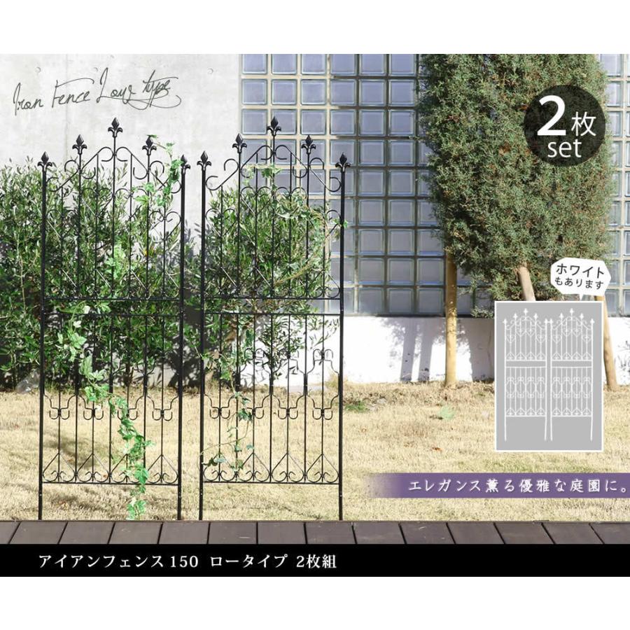受注生産品 ガーデンフェンス 2枚セット ロータイプ ガーデンフェンス 2枚組 ガーデニング Diy 庭 誘引 厚さ17mm 高さ1560mm 幅530mm 埋め込み式フェンス ホワイト ブラック ガーデンフェンス カラー ブラック Mail Colegioaguia Com Br