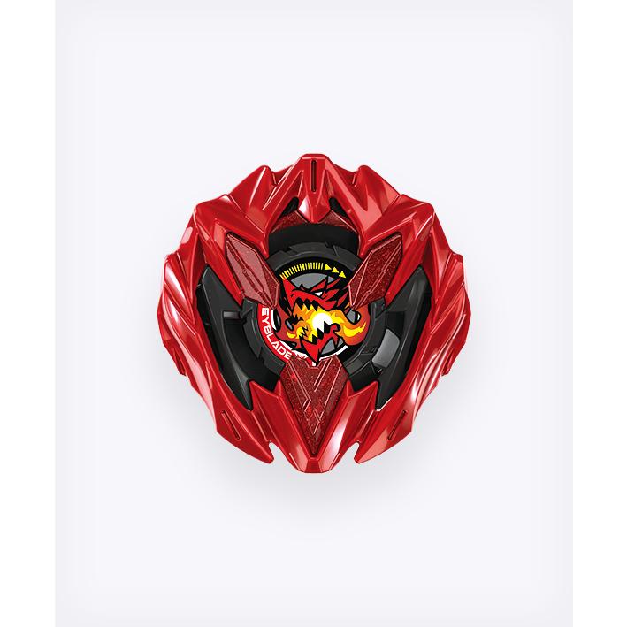 BEYBLADE X ドランバスター 2-80Q メタルコート:レッド UX ユニーク