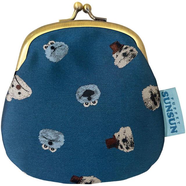 パペットスンスン ジャガード がま口 財布 総柄 スンスン ノンノン