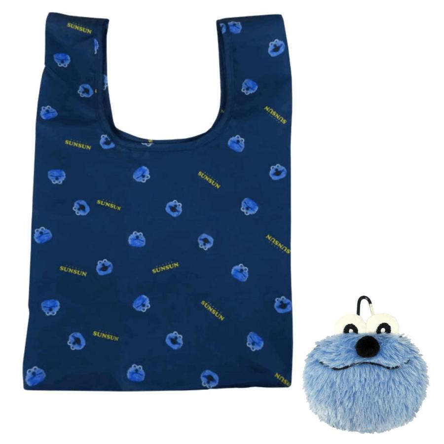 パペットスンスン ポーチ 付き エコバッグ ぬいぐるみ スンスン 手提げ