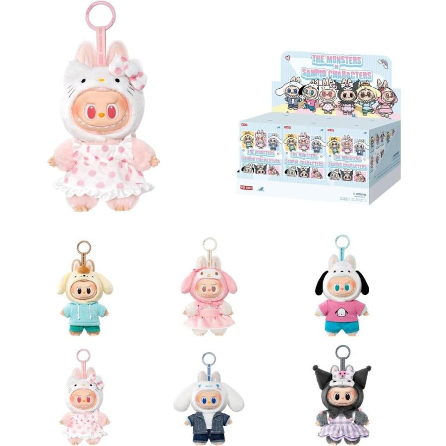 popmart THE MONSTERS × Sanrio Characters ぬいぐるみペンダント　ポップマート　サンリオ　ラブブ　labubu classic hello kitty secret クラシック　ハローキティ　シークレット POP MART（ポップマート） 【正規品】 THE MONSTERS × Sanrio
