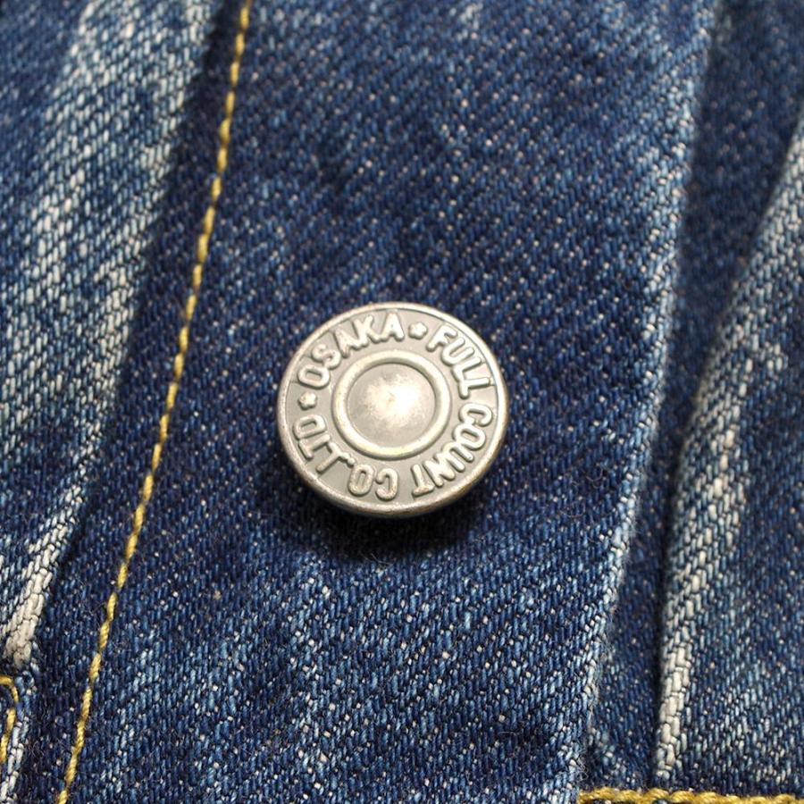 FULLCOUNT フルカウント 2016-2107E Souvenir Embroidery Type1 Denim Jacket 13.7oz HW "More Than Real" スーベニア刺繍 ジージャン ハンドウォッシュの画像
