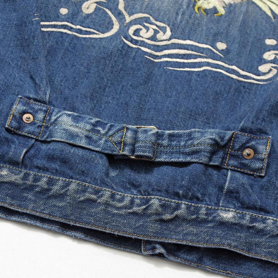 FULLCOUNT フルカウント 2016-2107E Souvenir Embroidery Type1 Denim Jacket 13.7oz HW "More Than Real" スーベニア刺繍 ジージャン ハンドウォッシュの画像