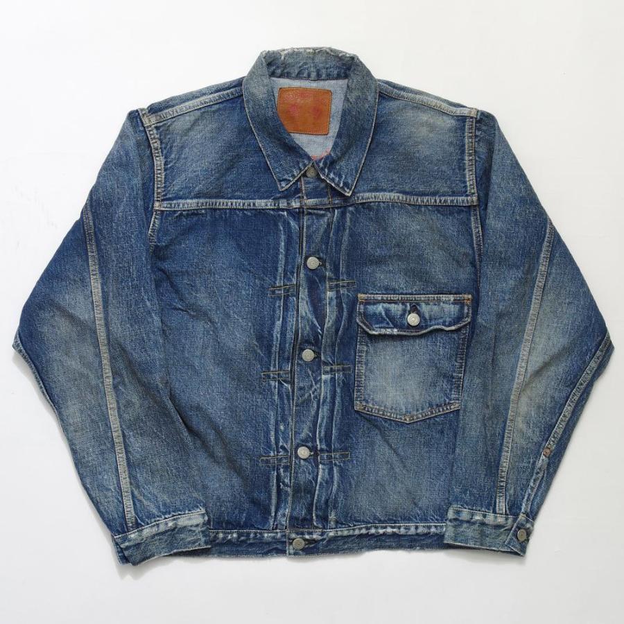 FULLCOUNT フルカウント 2016-2107E Souvenir Embroidery Type1 Denim Jacket 13.7oz HW "More Than Real" スーベニア刺繍 ジージャン ハンドウォッシュの画像