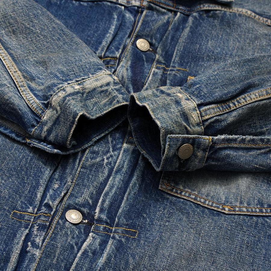 FULLCOUNT フルカウント 2016-2107E Souvenir Embroidery Type1 Denim Jacket 13.7oz HW "More Than Real" スーベニア刺繍 ジージャン ハンドウォッシュの画像