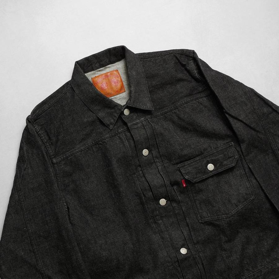 FULLCOUNT（フルカウント） 2107BK Type1 Black denim jacket ONE WASH