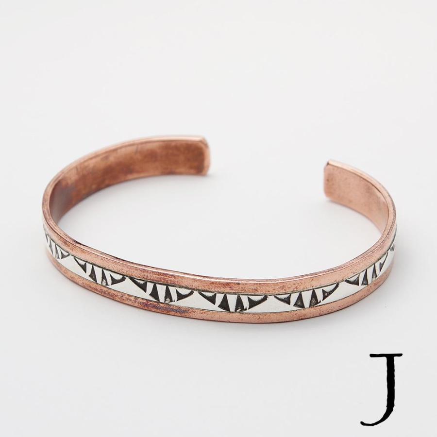 Navajo ワイリーセカテロ バングル WS STERLING ナバホ族 Indian Jewelry INDIAN JEWELRY Navajo copper×silver Bangle By Wylie