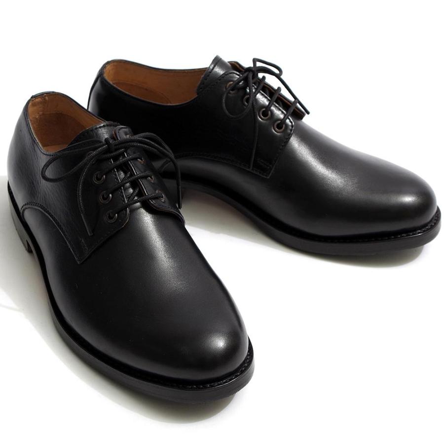 Milton Keynes ミルトンキーンズ Plain Toe Leather Shoes w/rubber