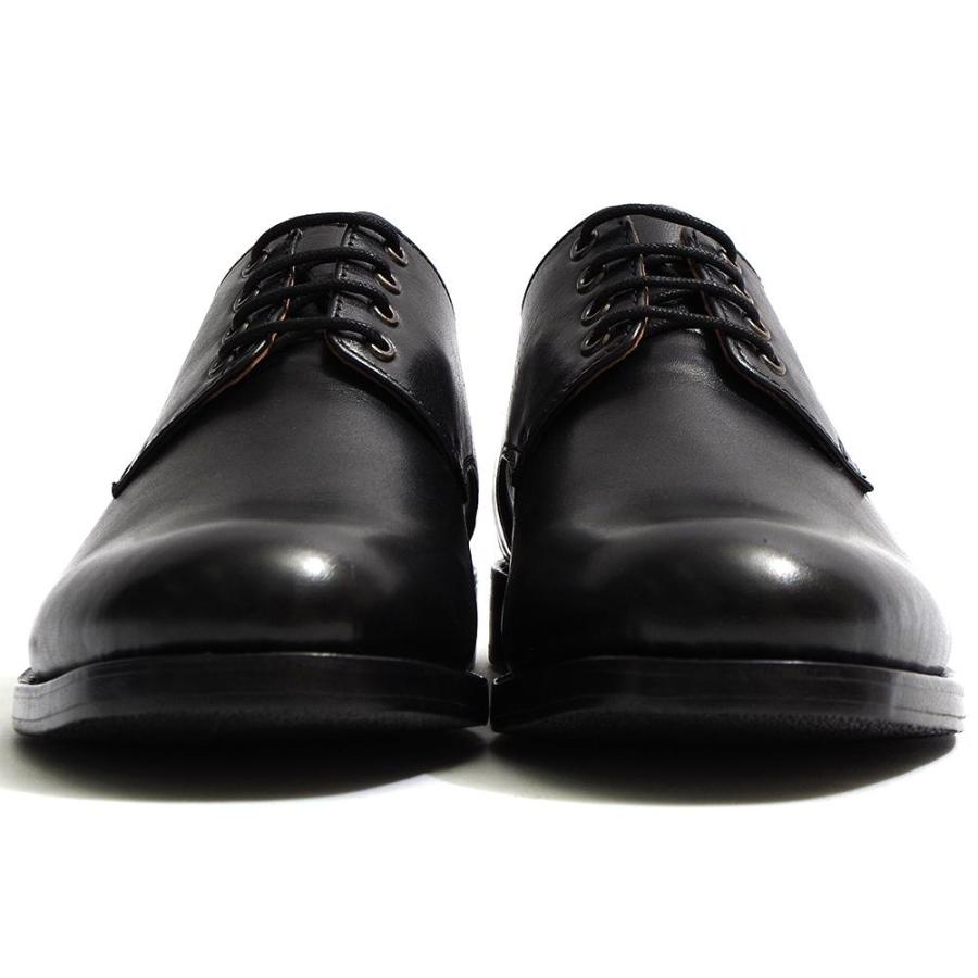 Milton Keynes ミルトンキーンズ Plain Toe Leather Shoes w/rubber
