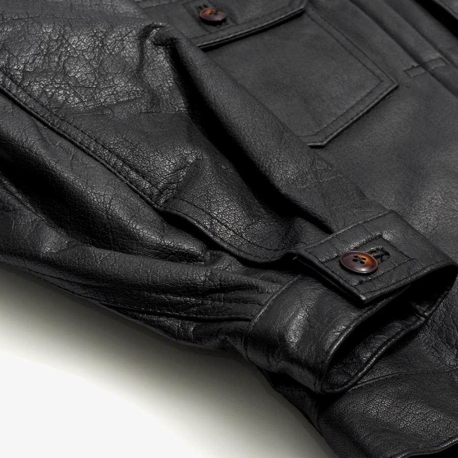 Nasngwam（ナスングワム） ATAVISM LEATHER JACKET アタビズム レザー