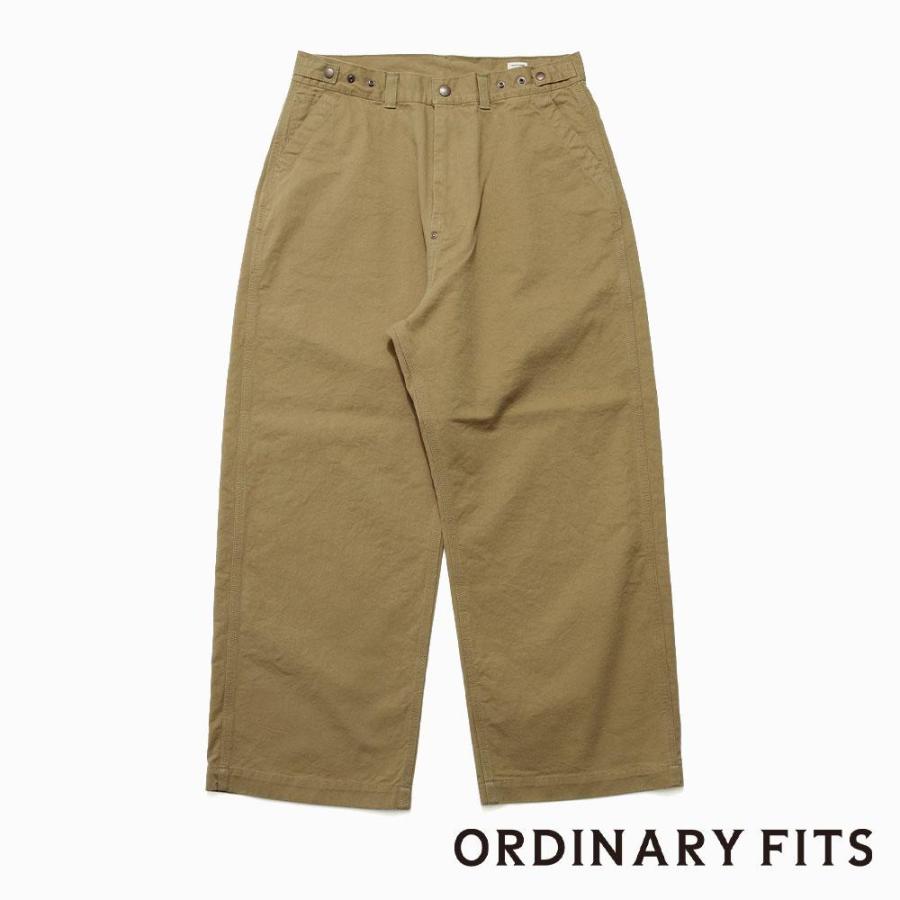 ORDINARY FITS オーディナリーフィッツ／チノパンツ／ベージュサイズ0 Ordinary fits（オーディナリーフィッツ） BELL PANTS Beige Chino