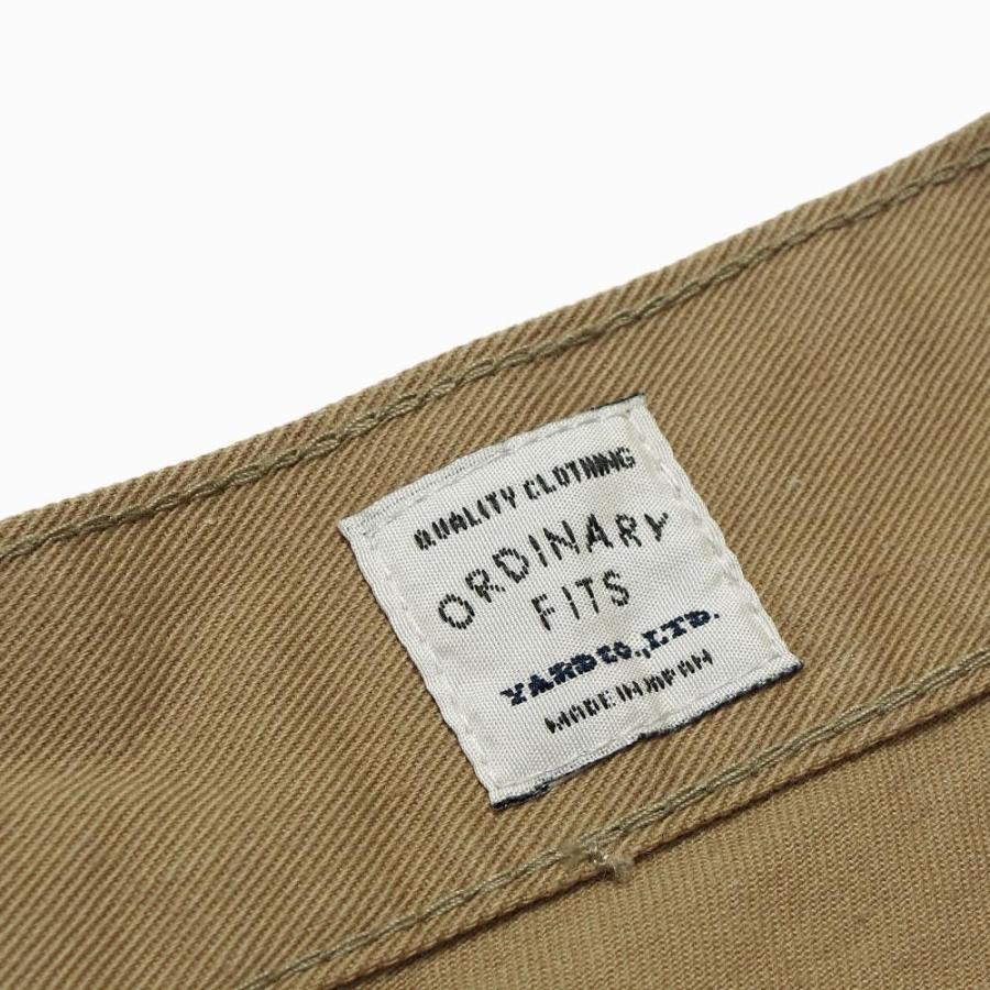 Ordinary fits（オーディナリーフィッツ） BELL PANTS Beige Chino