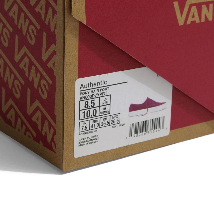 VANS（ヴァンズ） AUTHENTIC PONY HAIR PORT オーセンティック ポニー
