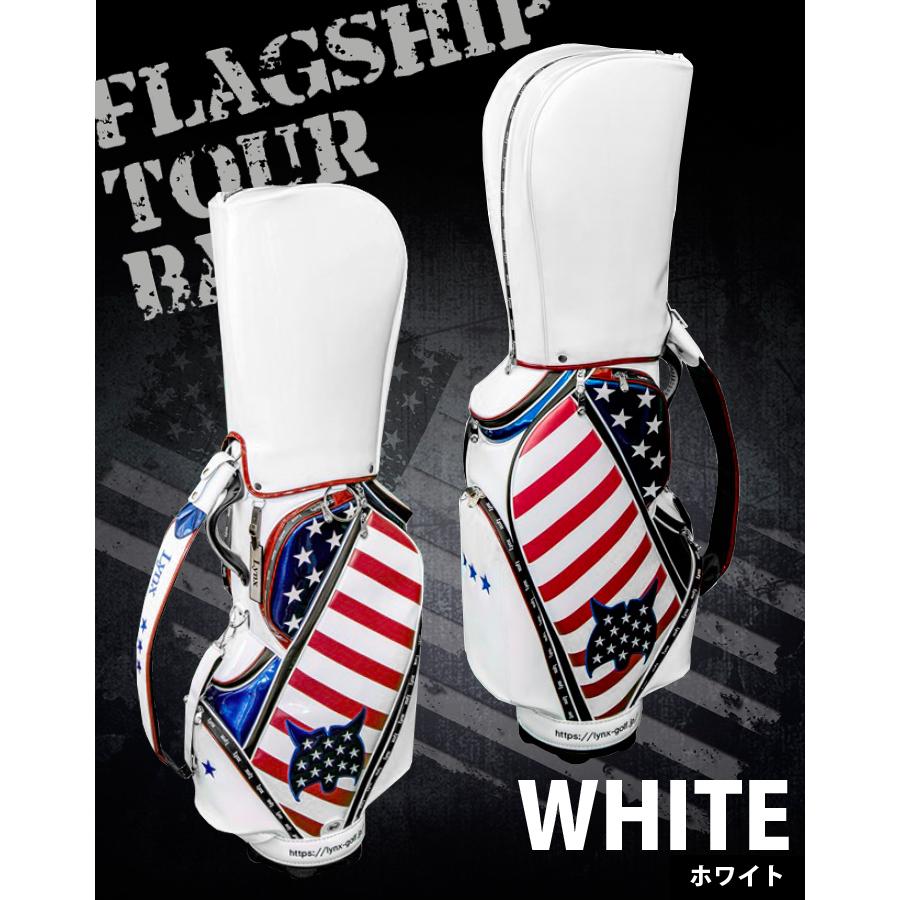 公式] Lynx リンクス ゴルフ フラッグシップ ツアーバッグ LXCB-66