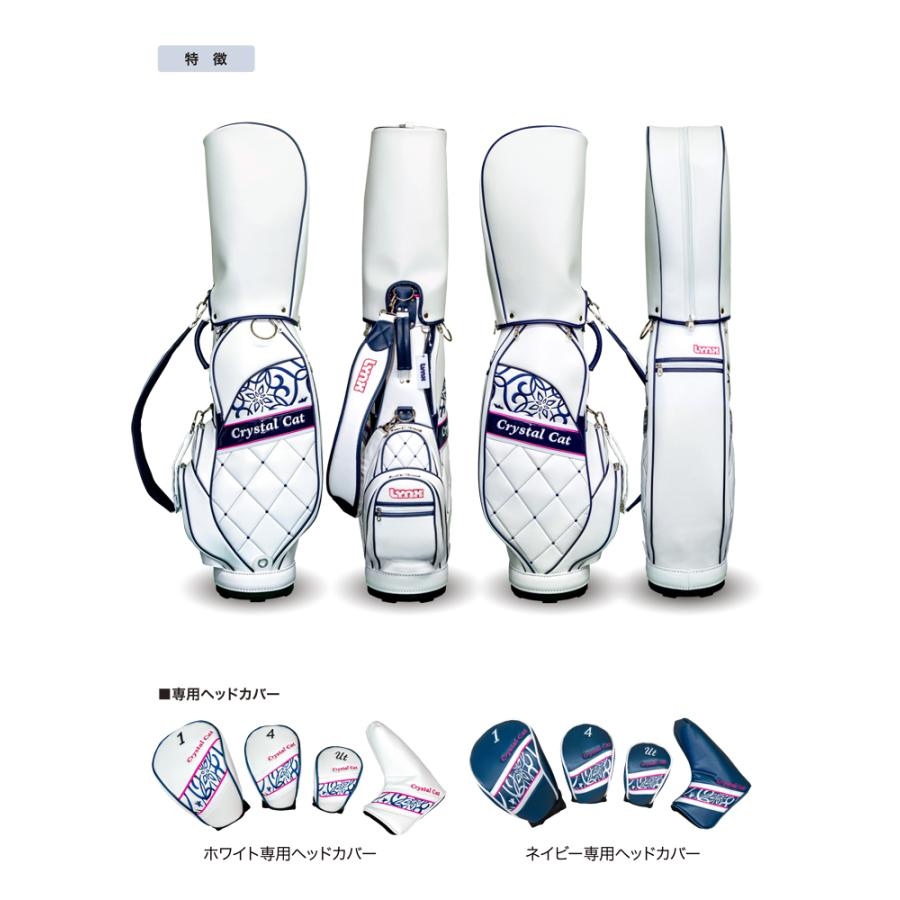 公式] Lynx リンクス ゴルフ CrystalCat ef3 ハーフセット 1W・4W・7I