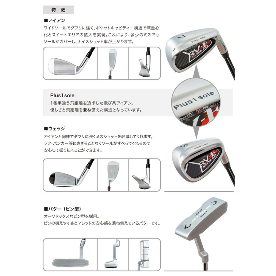 公式] Lynx リンクス ゴルフ SILVER CAT RV-F 1W/3W/UT/#6〜PW/SW/PT