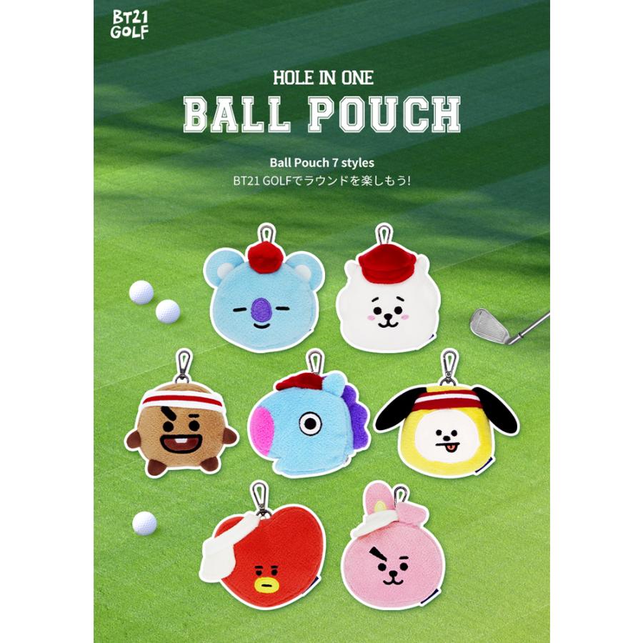 BT21ゴルフアイテム 「ホールインワン」バッグ&ボールポーチ 楽天市場】BT21 ビーティーイシビル HOLE IN ONE ホールインワン