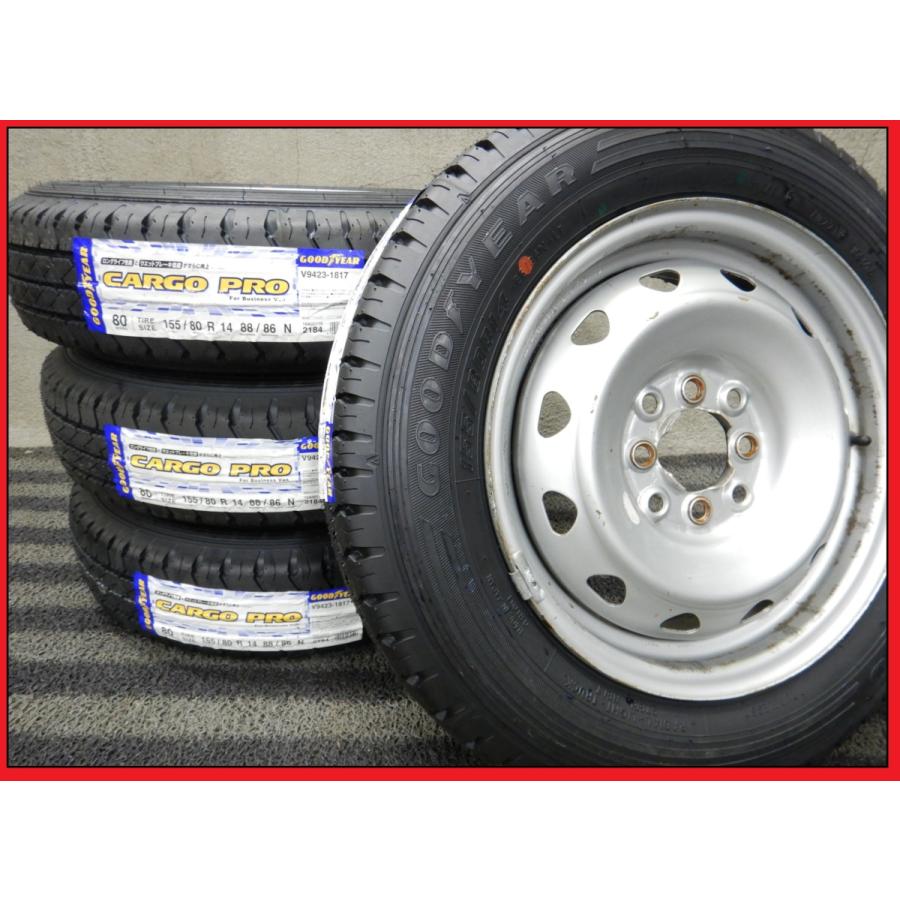グッドイヤー SHT4578□155/80R14 88/86N LT GOOD YEAR CARGO PRO 21年 