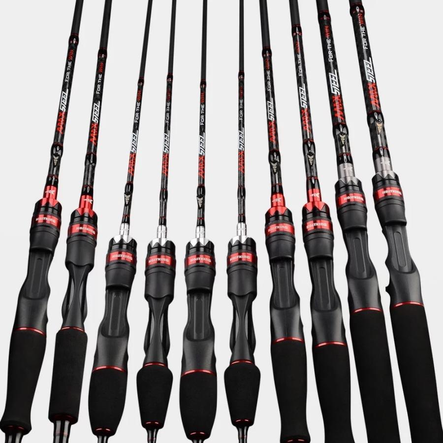 KastKing Max Steel Carbon Rod カストキング マックススチール カーボン ロッド スピニング キャスティング 1.80m  : krdspncts1mst : Lynx Outdoor - 通販 - Yahoo!ショッピング