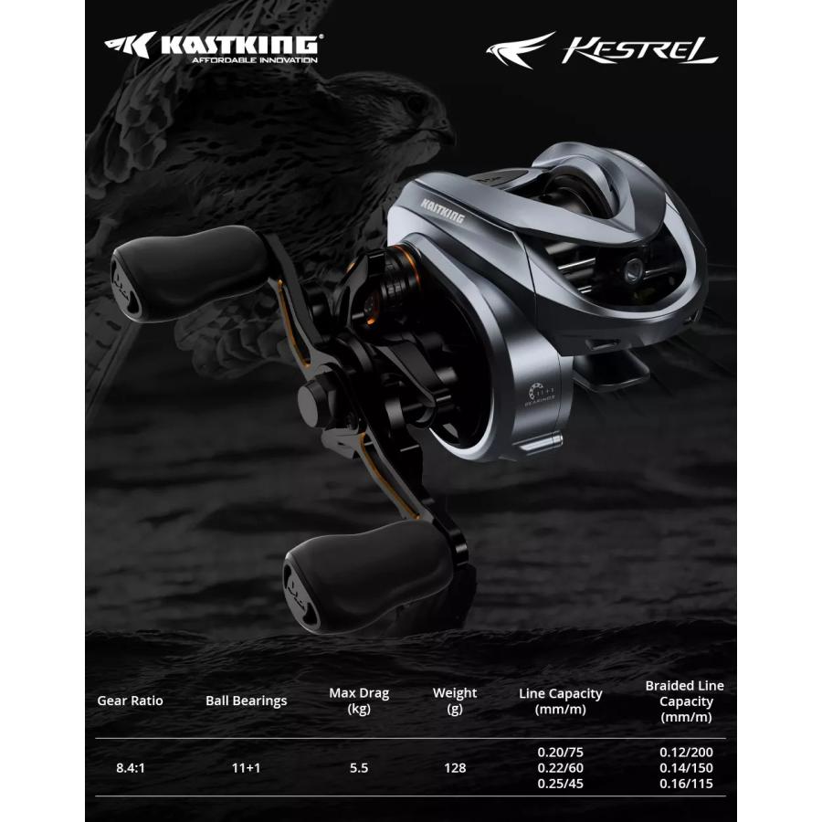 KastKing Kestrel BFS Finesse Baitcasting Reel カストキング