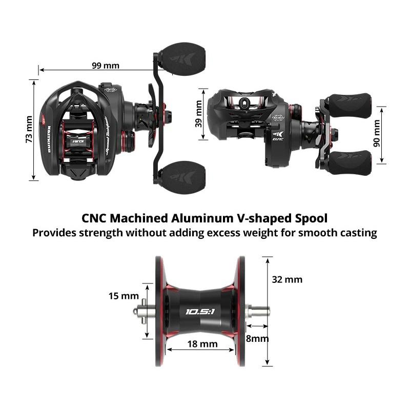 KastKing Speed Demon Elite Fishing Reel カストキング スピードデーモンエリート ベイトリール｜lynxoutdoor｜14